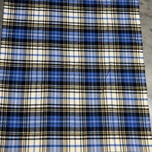 VTG L.L. Bean Wool Tartan Plaid Throw Cold Weather Blanket Camp Cabin Maine USA